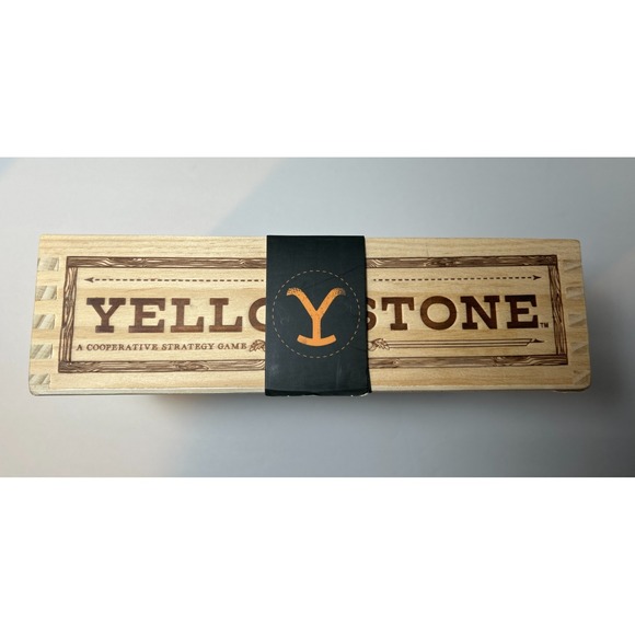 Yellowstone Cooperative Strategy Board Game Wooden Box Collector Edition NEW - Picture 3 of 4